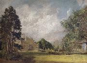 John Constable Malvern Hall:The entrance front oil on canvas